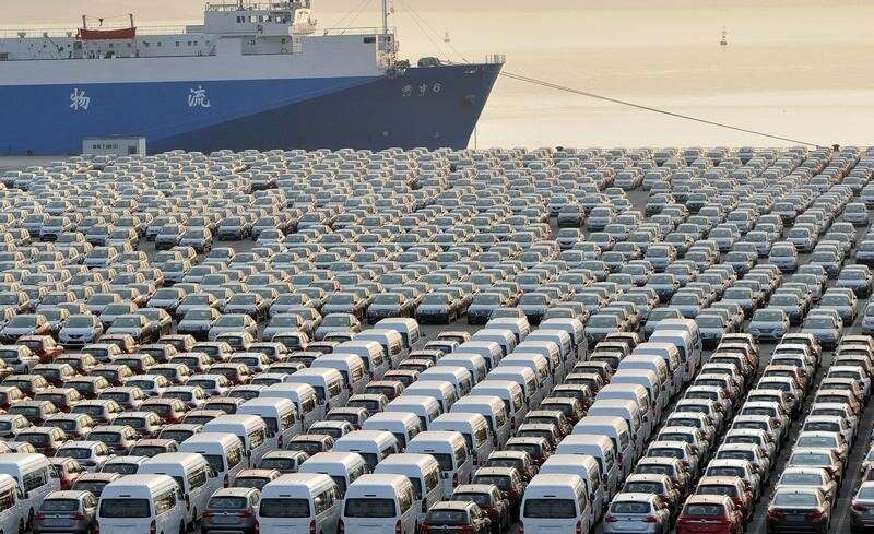 Chinas Handelsüberschuss erreicht Rekord-Export-Kraftstoffpandemie von Bloomberg