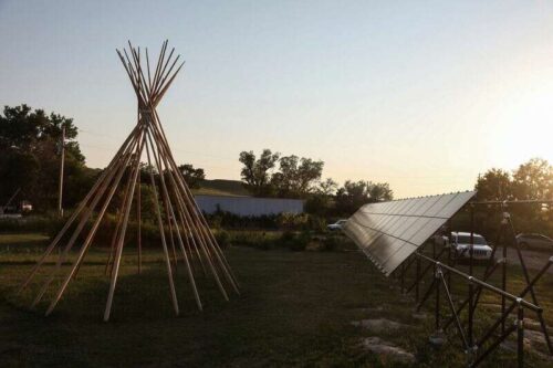 \’Solar warriors\’ Zug für Native America Energiekampf von Reuters